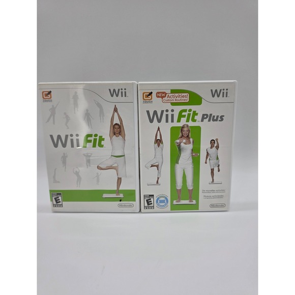 Nintendo Other - Nintendo Wii Fit and Wii Fit Plus Game Bundle with Manual - Nintendo Wii
